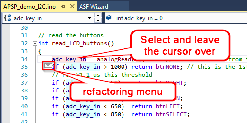 Easy access to find and rename in Visual Micro for Atmel Studio